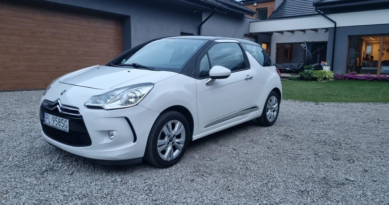 Citroen DS3 cena 25900 przebieg: 139000, rok produkcji 2013 z Leszno małe 37